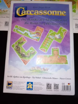 Carcassonne: Maravillas de la Humanidad I, II,III