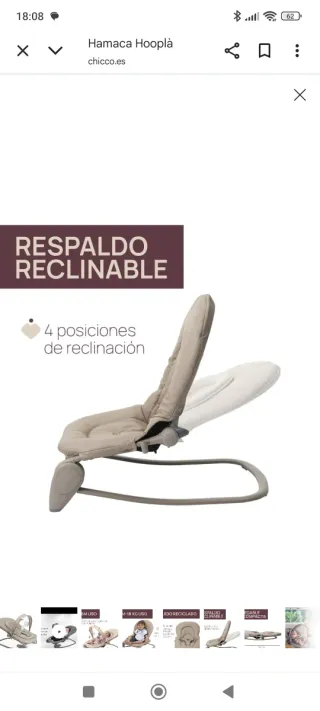 Hamaca Chicco Hoopla Evolutiva