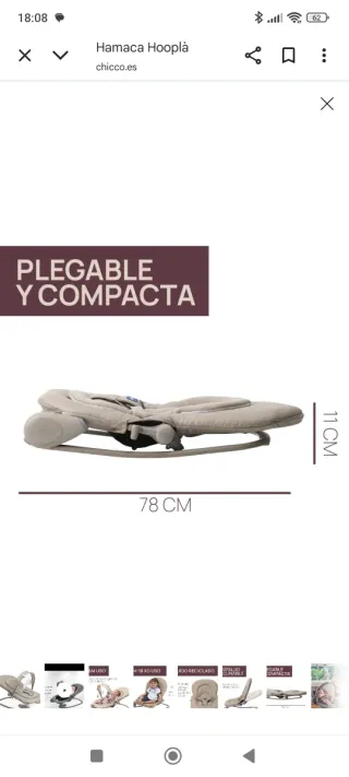 Hamaca Chicco Hoopla Evolutiva