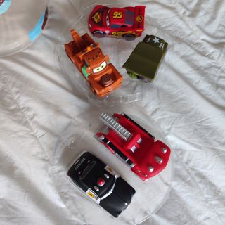 Set Juguetes Baño Disney Pixar Cars 5 Unidades