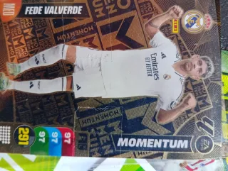 Cromo Fede Valverde Momentum Adrenalyn Panini