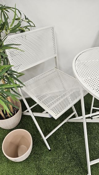 REBAJA! Elegante set de mesa y sillas para balcón