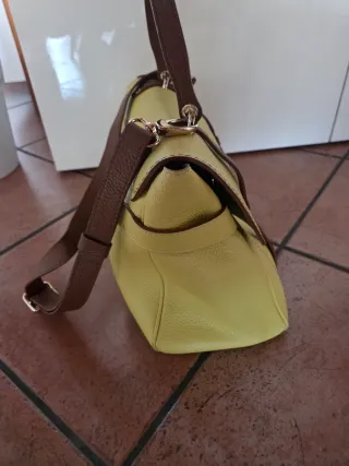 Borsa shopping Bric's pelle gialla