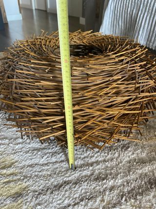 Lámpara ambiental salón bambú