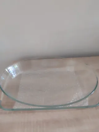 Juego de 2 fuentes de vidrio para horno