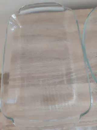 Juego de 2 fuentes de vidrio para horno