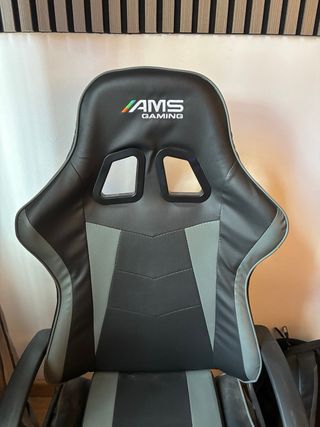 Silla Gaming AMS Negra y Gris