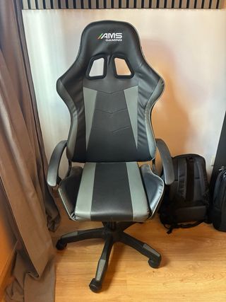 Silla Gaming AMS Negra y Gris
