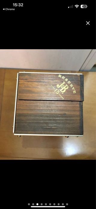 Caja de madera J&B Reserve