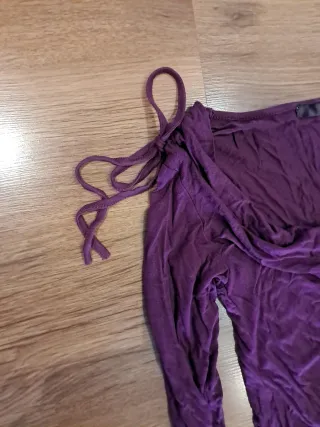 Camiseta lila manga larga S/M