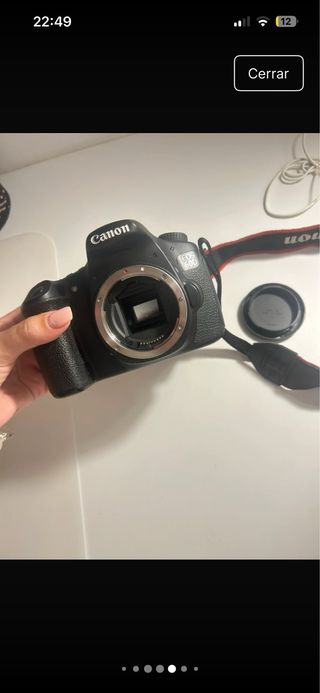 Cámara Canon EOS 60D Negra