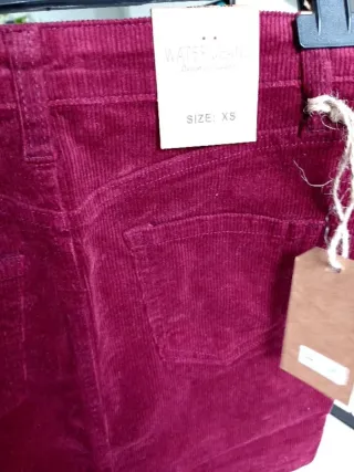 Gonna in velluto bordeaux