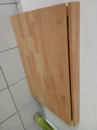 Mesa plegable de madera