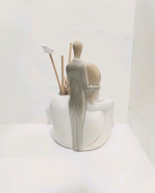 Profumatore Cuore Ceramica e Legno