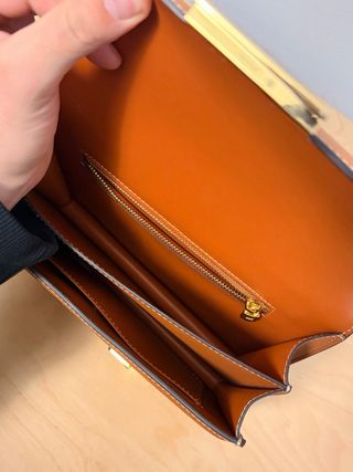 Bolso Hermès Naranja Dorado
