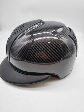 < Casco equitación KEP E-Light Carbono Negro