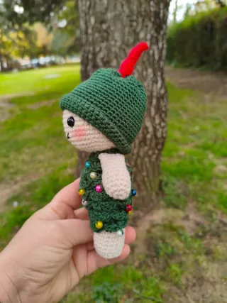 Muñeca Amigurumi Árbol Navidad