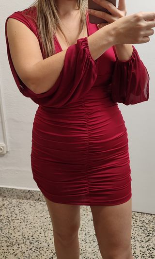 Vestido ROJO – Nuevo a estrenar – Talla Petite S