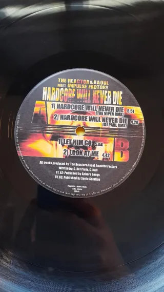Vinilo Hardcore Will Never Die RMX