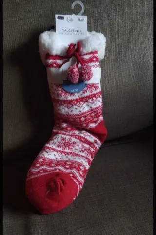 Calcetines Navideños Antideslizantes Talla 36/40