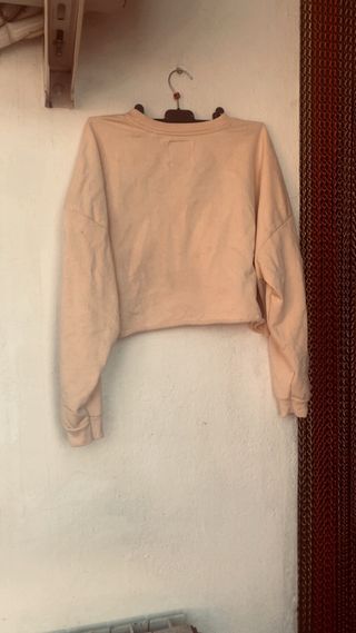 Sudadera corta beige Toronto