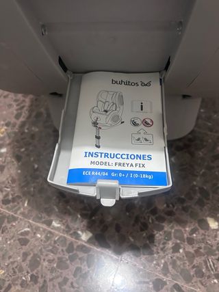 Sillita coche homologada Buhitos - Freya Fix 0+Y1