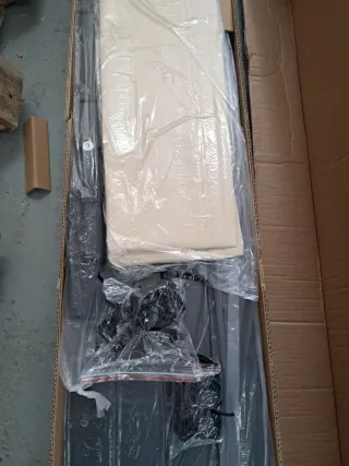 Pérgola VOUNOT Techo Retráctil Beige/Negro