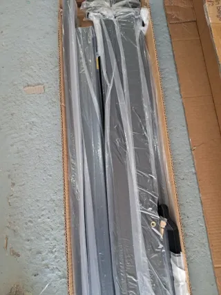 Pérgola VOUNOT Techo Retráctil Beige/Negro