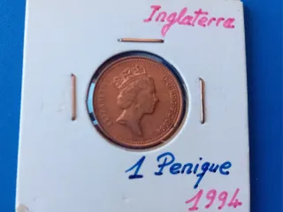 Moneda 1 Penique Inglaterra 1994