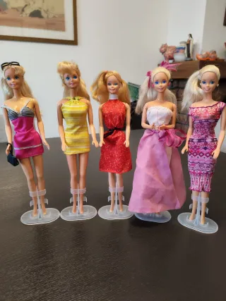 Lotto 5 Barbie anni 80/90