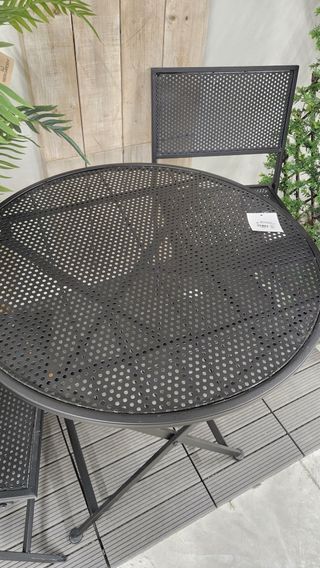 NUEVO REBAJA Bonito Set de mesa y sillas exterior