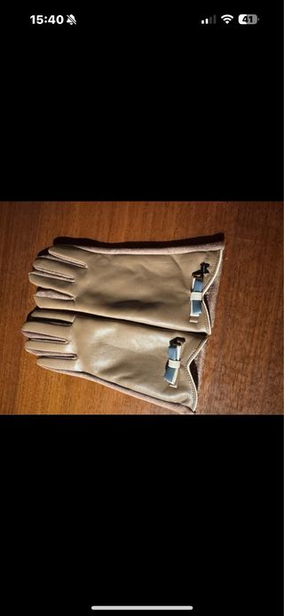 Guanti donna Mini Mua' beige