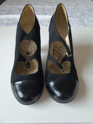 Zapatos de tacón Clarks negros talla 40