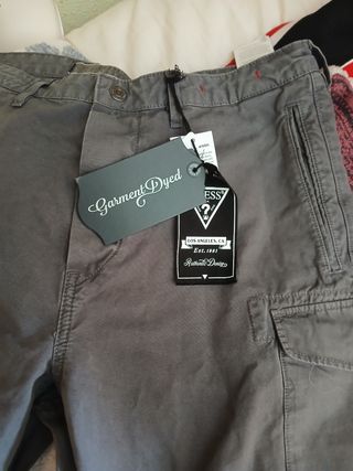 Pantalón Cargo Guess Gris