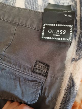 Pantalón Cargo Guess Gris