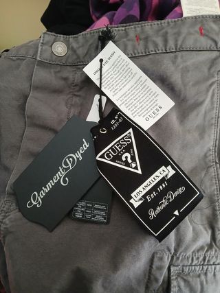 Pantalón Cargo Guess Gris