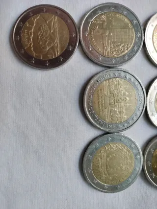 Monedas conmemorativas.