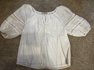 Camisa Abercrombie & Fitch Blanca Talla S