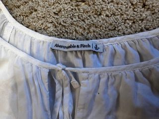 Camisa Abercrombie & Fitch Blanca Talla S