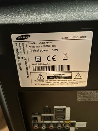 TV Samsung 32” Full HD UE32EH5450W