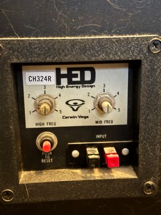 Altavoces Cerwin Vega HED CH324R