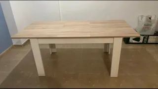 Mesa Comedor Extensible Madera Clara