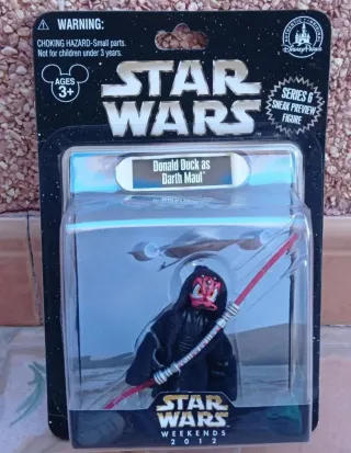 Figura Star Wars Donald Duck como Darth Maul