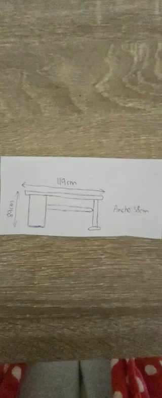 Mueble Bar Cocina Madera y Metal