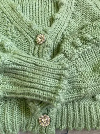 Chaqueta joya verde talla L sin uso