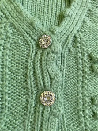 Chaqueta joya verde talla L sin uso