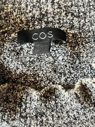 Jersey COS Gris Lana y Algodón