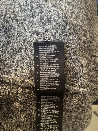 Jersey COS Gris Lana y Algodón