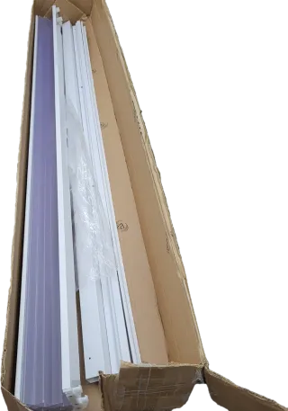 Mampara Ducha Plegable BXF Transparente/Blanca