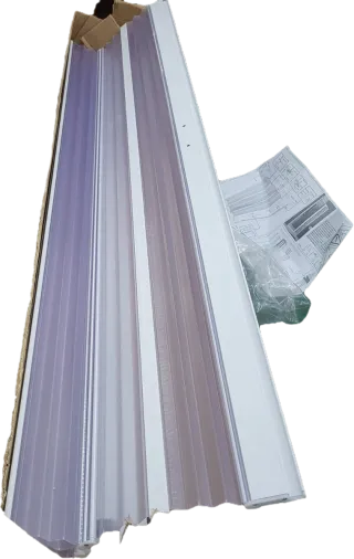 Mampara Ducha Plegable BXF Transparente/Blanca